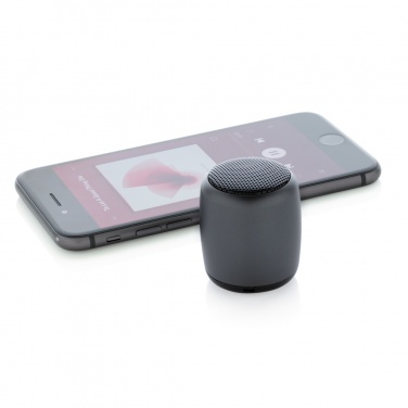 Logo trade advertising products picture of: Mini aluminium wireless speaker