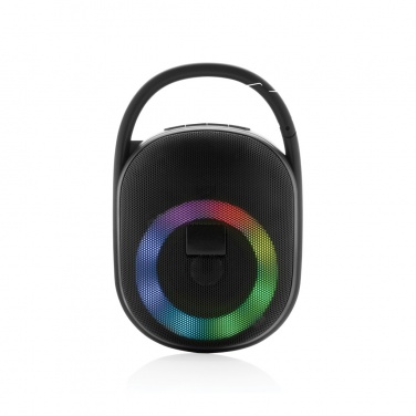 Logo trade promotional gifts image of: RCS recycled plastic Lightboom 5W Clip speaker