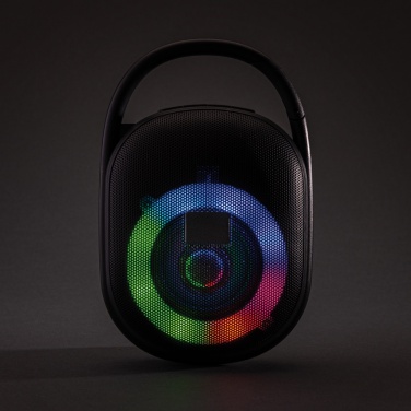 Logo trade promotional product photo of: RCS recycled plastic Lightboom 5W Clip speaker