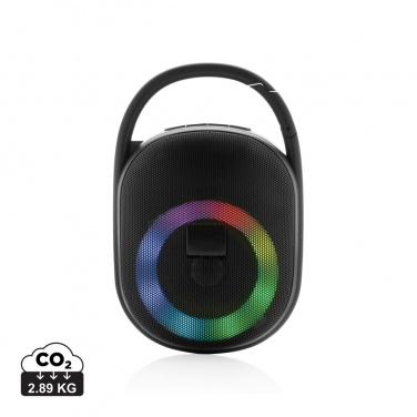 Logotrade advertising products photo of: RCS recycled plastic Lightboom 5W Clip speaker