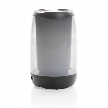 Logo trade promotional item photo of: RCS recycled plastic Lightboom 5W speaker