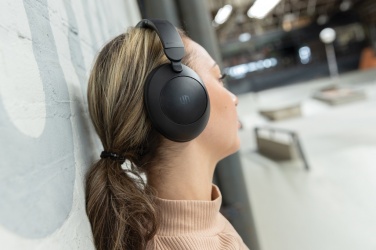 Logo trade promotional products image of: Urban Vitamin Cupertino RCS rplastic ANC headphone