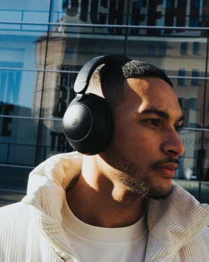 Logo trade promotional gift photo of: Urban Vitamin Cupertino RCS rplastic ANC headphone