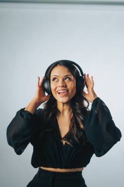 Logo trade promotional products picture of: Urban Vitamin Cupertino RCS rplastic ANC headphone