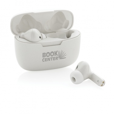 Logo trade promotional giveaways picture of: RCS recycled plastic Liberty Pro wireless earbuds