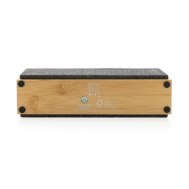 Logotrade promotional gift picture of: Wynn 10W bamboo wireless speaker