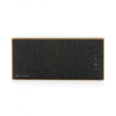 Logo trade promotional items image of: Wynn 20W bamboo wireless speaker