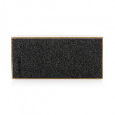 Logo trade advertising products image of: Wynn 20W bamboo wireless speaker
