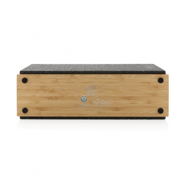 Logotrade promotional gifts photo of: Wynn 20W bamboo wireless speaker