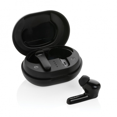 Logo trade promotional products picture of: RCS standard recycled plastic TWS earbuds