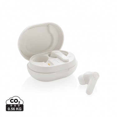 Logotrade promotional item image of: RCS standard recycled plastic TWS earbuds