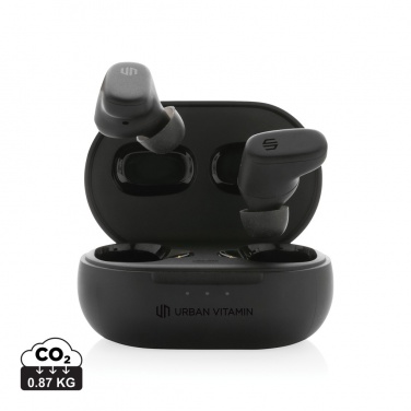 Logo trade promotional giveaways picture of: Urban Vitamin Gilroy hybrid ANC and ENC earbuds