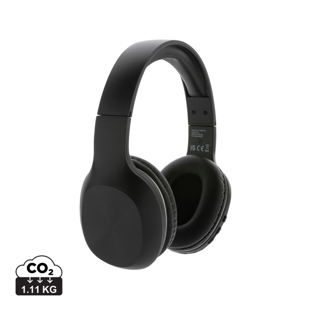 Logotrade advertising product picture of: RCS recycled plastic JAM wireless headphone