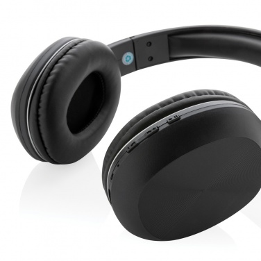 Logo trade advertising products picture of: RCS recycled plastic JAM wireless headphone