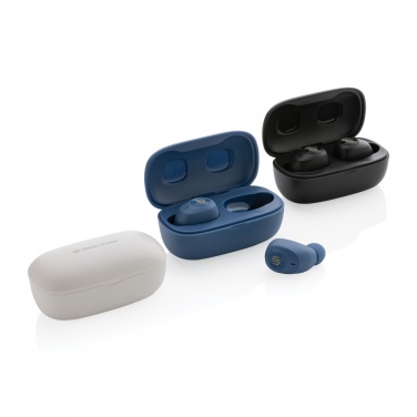 Logotrade promotional gift image of: Urban Vitamin Palm Springs RCS rplastic ENC earbuds