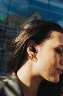 Logo trade promotional item photo of: Urban Vitamin Palm Springs RCS rplastic ENC earbuds