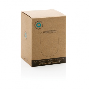 Logotrade promotional merchandise image of: RCS certified recycled plastic 5W Wireless speaker