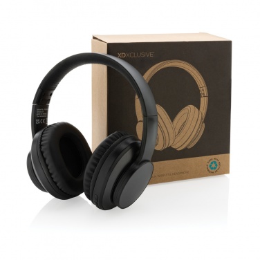 Logo trade advertising products image of: Terra RCS recycled aluminium wireless headphone