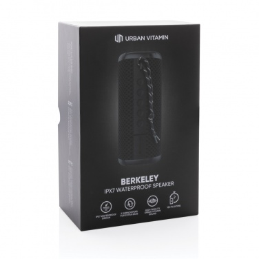 Logo trade promotional items image of: Urban Vitamin Berkeley IPX7 waterproof 10W speaker