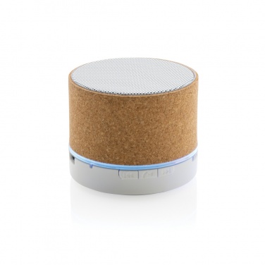 Logo trade advertising products picture of: Cork 3W wireless speaker