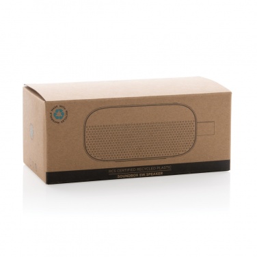 Logotrade business gifts photo of: RCS recycled plastic Soundbox 5W speaker