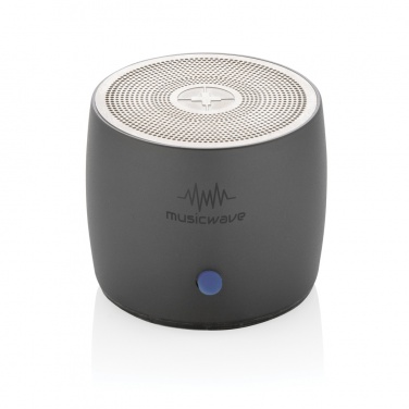 Logotrade promotional giveaways photo of: Swiss Peak RCS recycled aluminum 3W bass speaker