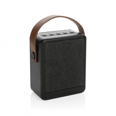 Logo trade business gift photo of: Skywave RCS recycled plastic solar speaker 12W