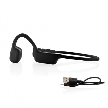 Logo trade corporate gift photo of: Urban Vitamin Glendale RCS rplastic air conductive headphone