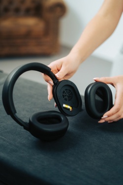 Logotrade promotional merchandise image of: Irvine RCS recycled and repairable ANC wireless headphone
