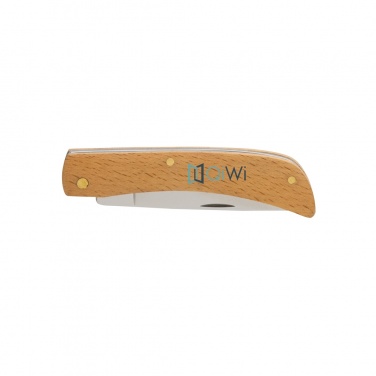 Logo trade promotional items image of: Wooden knife