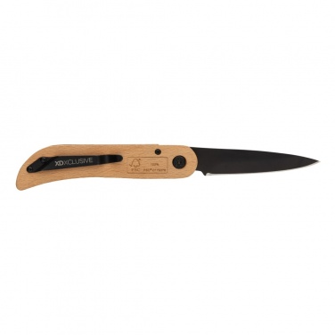 Logotrade promotional giveaway picture of: Nemus Luxury Wooden knife with lock
