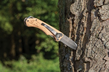 Logo trade corporate gifts image of: Wooden outdoor knife
