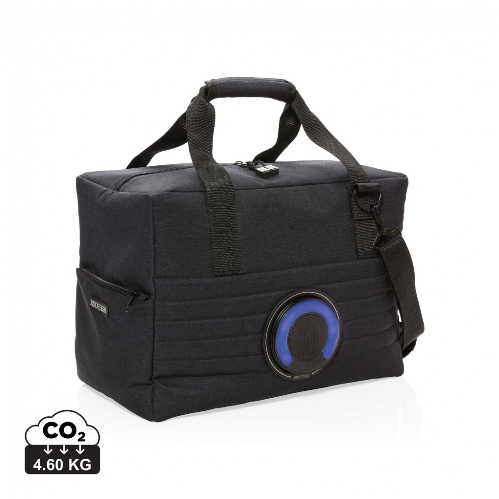 Logo trade business gifts image of: Party speaker cooler bag