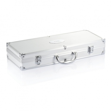 Logotrade promotional giveaway image of: 12 pcs barbecue set in aluminium box