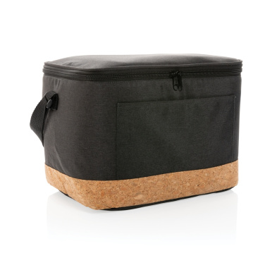 Logo trade promotional items image of: Impact AWARE™ XL RPET two tone cooler bag with cork detail