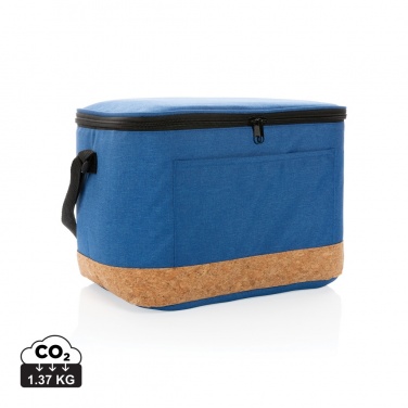 Logotrade promotional gift picture of: Impact AWARE™ XL RPET two tone cooler bag with cork detail