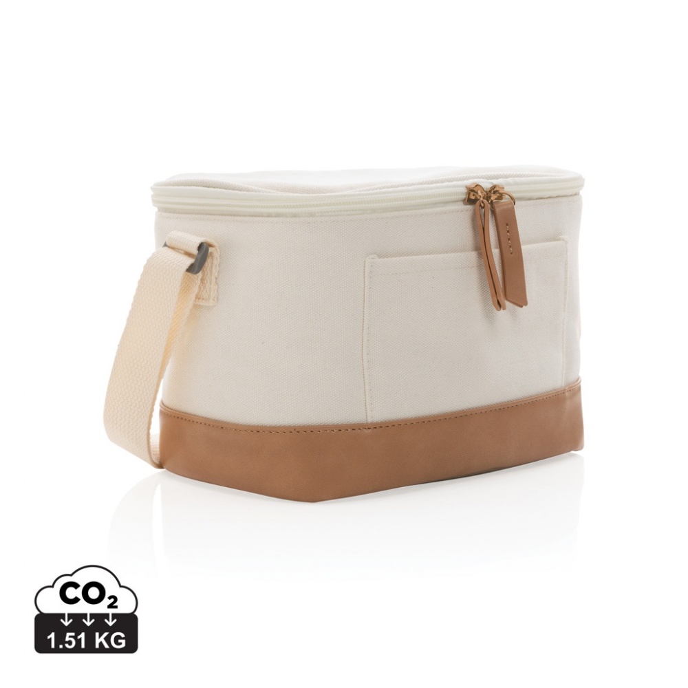 Logo trade promotional giveaways picture of: Impact AWARE™ 16 oz. rcanvas six can cooler bag