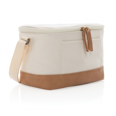 Logo trade promotional products image of: Impact AWARE™ 16 oz. rcanvas six can cooler bag