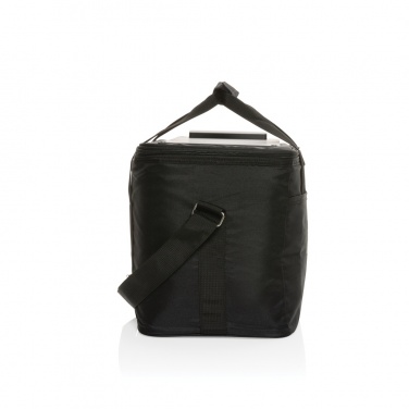 Logo trade business gift photo of: Pedro AWARE™ RPET deluxe cooler bag with 5W solar panel