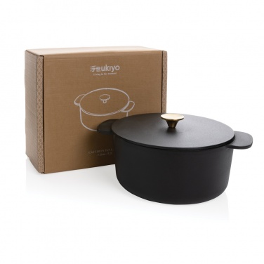 Logo trade promotional merchandise image of: Ukiyo cast iron pan large