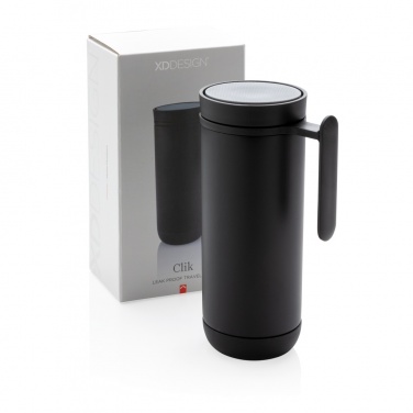 Logo trade promotional giveaways picture of: Clik leak proof travel mug