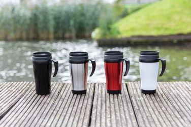 Logo trade business gifts image of: Stainless steel mug