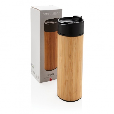 Logotrade corporate gifts photo of: Bogota vacuum bamboo coffee mug