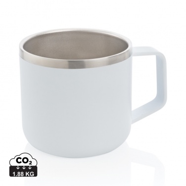 Logo trade promotional products image of: Stainless steel camp mug