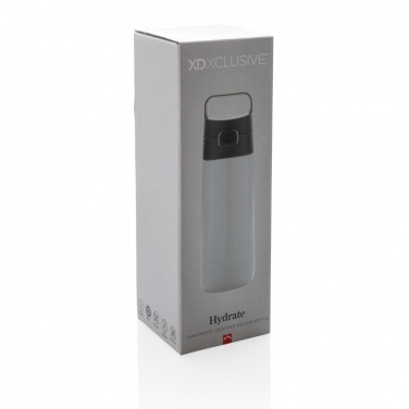 Logo trade business gift photo of: Hydrate leak proof lockable vacuum bottle