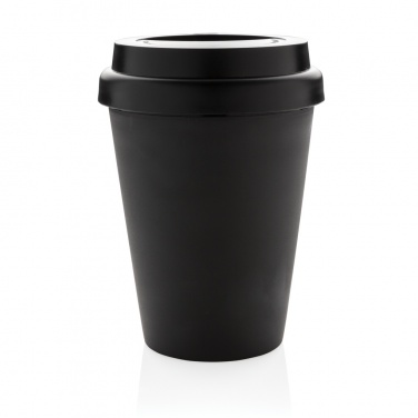 Logo trade promotional gifts image of: Reusable double wall coffee cup 300ml
