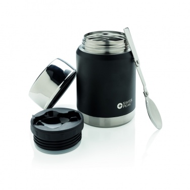 Logo trade promotional giveaways image of: Swiss Peak Elite copper vacuum food container