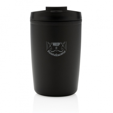Logo trade advertising products picture of: GRS Recycled PP tumbler with flip lid