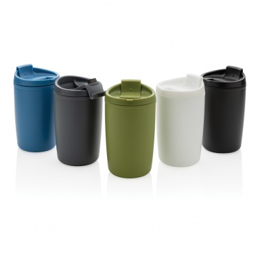 Logo trade promotional products image of: GRS Recycled PP tumbler with flip lid