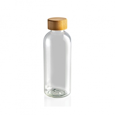 Logo trade advertising products image of: RCS RPET bottle with bamboo lid